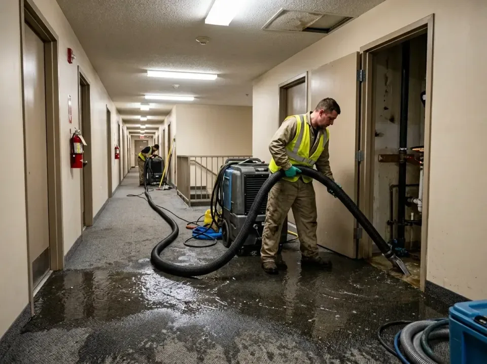 multi-unit-apartment-hallway-f-005 — frequently asked questions, Emergency Burst Pipe Water Extraction & Removal in Muskego,…